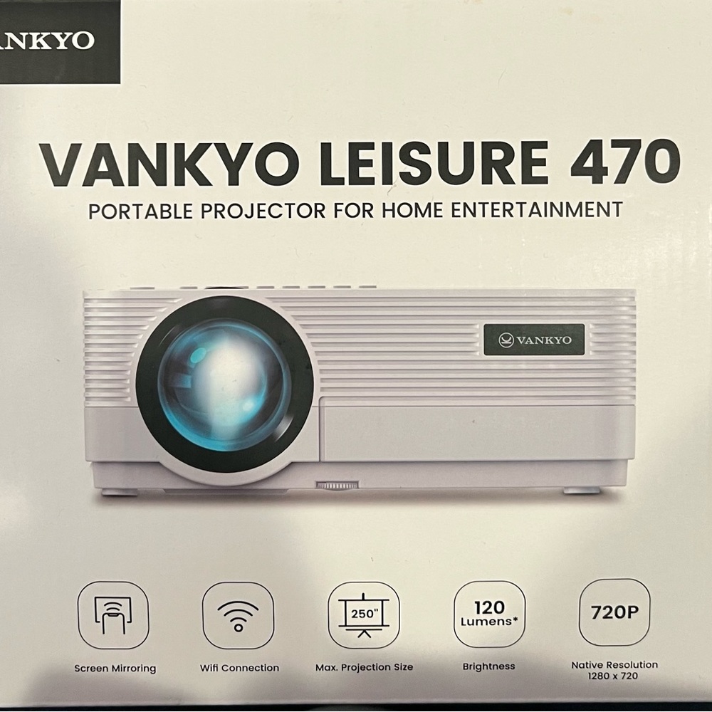 Vankyo Leisure 470 Pro projector is full HD 1080P Wireless